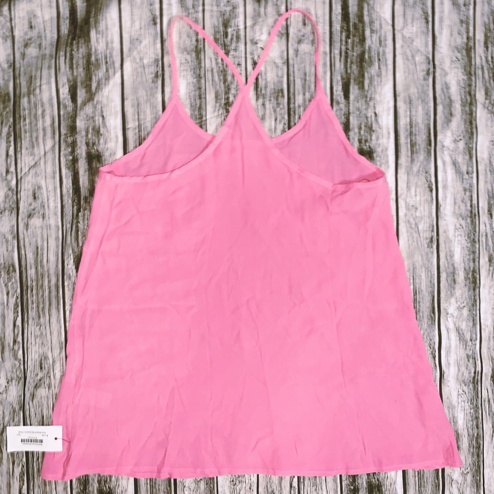 Everly Pink Womens Top Sz L